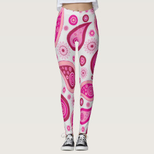 BOHEMIAN BOHO PAISLEY YOGA PANTALLA LEGGINS