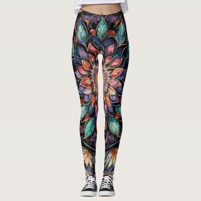 Bohemian Paisley no2 Leggings (Anverso)