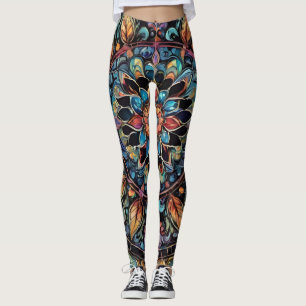 Bohemian Paisley no4 Leggings