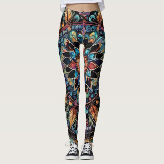 Bohemian Paisley no4 Leggings