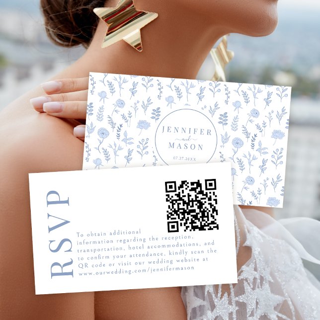 Bohemian Rustic Garden Wedding RSVP Tarjetas de có (Subido por el creador)