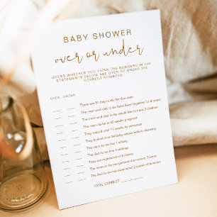 Bohemias de la INDIE bajo tarjeta de juego de Baby