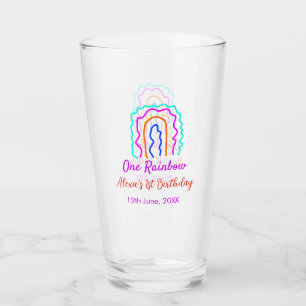 Boho Arcoiris, un niño de cumpleaños, retro brilla