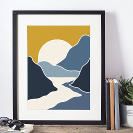 boho arte mural moderno Imprimir, papel Poster de