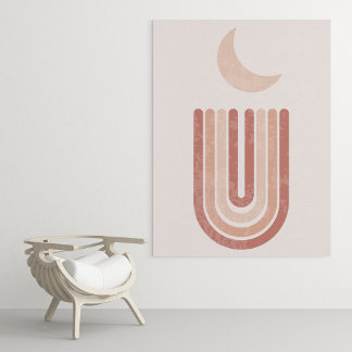 boho arte mural moderno Imprimir, papel Poster de 
