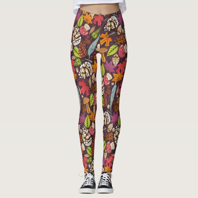 boho autumn cassis leggings (Anverso)