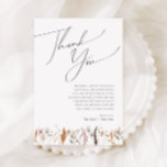 Boho Autumn Wildflower | Tarjeta de agradecimiento<br><div class="desc">Presentamos nuestra impresionante flor silvestre de otoño | carta de agradecimiento de mesa, que abarca un diseño sencillo y moderno que refleja la belleza de la naturaleza. Con flores de acuarela de otoño prensado y hojas de terracota, captura la esencia de los tonos naranjas quemados en octubre, creando un diseño...</div>