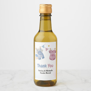 Boho Baby Clotheline Gender Revelación Gracias