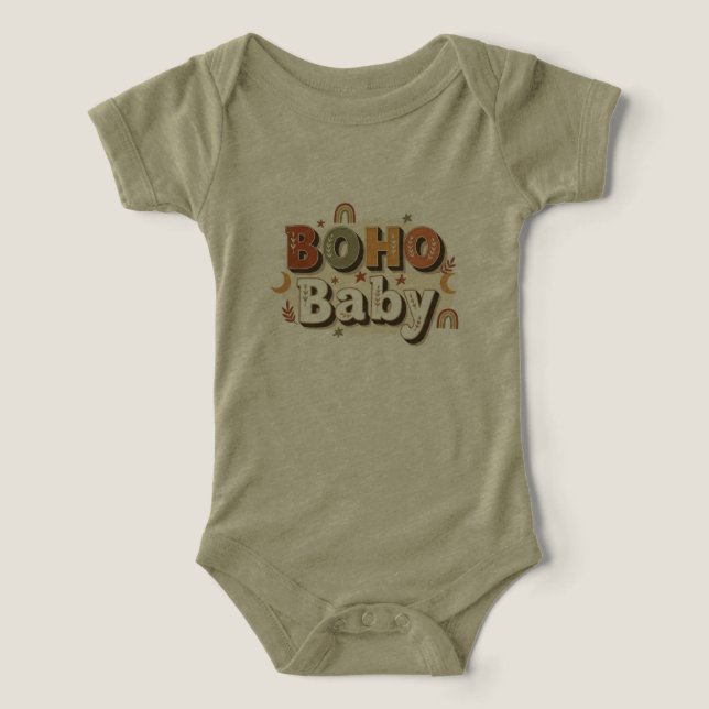 Boho Baby One-piece Top (Diseño delantero )