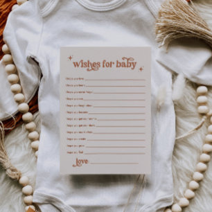 Boho Baby Shower Quiere Una Tarjeta Para El Bebé