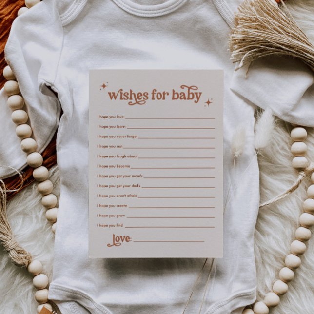 Boho Baby Shower Quiere Una Tarjeta Para El Bebé (Subido por el creador)