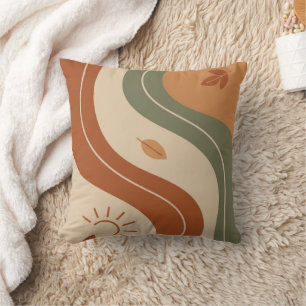 Boho Balance & Calm Almohada Decorativa Quemado