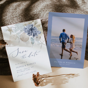 Boho Beach Blue Wedding Salven La Invitación A La 