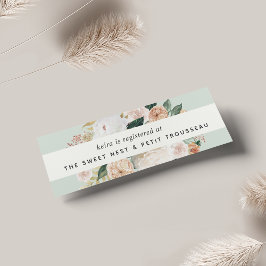 Boho Blooms Registro de novias Insertar tarjetas |