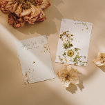 Boho Boda de Flores Silvestres: buenos deseos y co<br><div class="desc">Esta hermosa tarjeta de boda de buenos deseos y consejos es perfecta para cualquier boda inspirado en boho y se puede usar para cualquier evento. Perfecto para Bodas, duchas de novias, Partido de compromiso, Bachelorette Party y más. Sentidos mensajes para la novia y el novio a los que atesorar durante...</div>