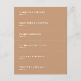 Boho Boda Nombre Tarjeta de lugar DIY