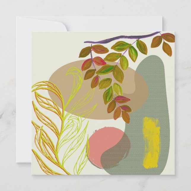 Boho Botánico Amarillo Verde (Anverso)