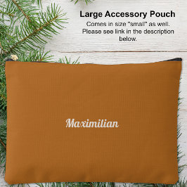 Boho Brown - Bolsa para accesorios de gran tamaño