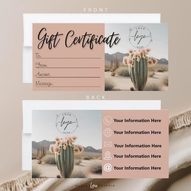 Boho | Cactus de flores | Estético |Certificado de (Subido por el creador)