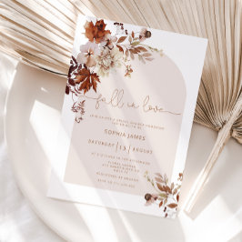 Boho Cae en el amor invitación a la ducha de novia