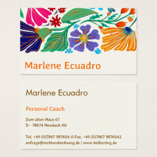 Boho Chic Retro Floral Patrón Hecho a Mano  