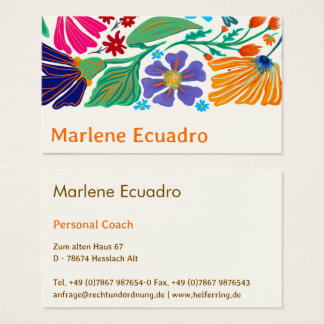 Boho Chic Retro Floral Patrón Hecho a Mano  