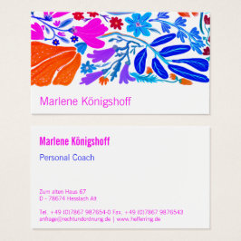 Boho Chic Retro Floral Patrón Hecho a Mano  