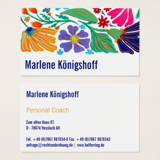 Boho Chic Retro Floral Patrón Hecho a Mano  