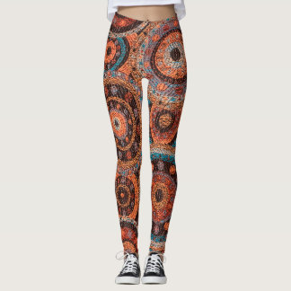 Boho Circles Leggings