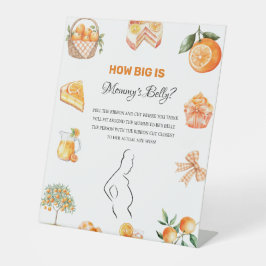 Boho Citrus Naranja ¿Qué tan grande es la señal de