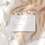 Boho consejo floral y desea tarjeta de ducha de no<br><div class="desc">Boho consejo floral y desea ducha de novia Artículos de aseo disponibles.</div>