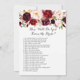 Boho ¿Cuánto conoces a la novia?