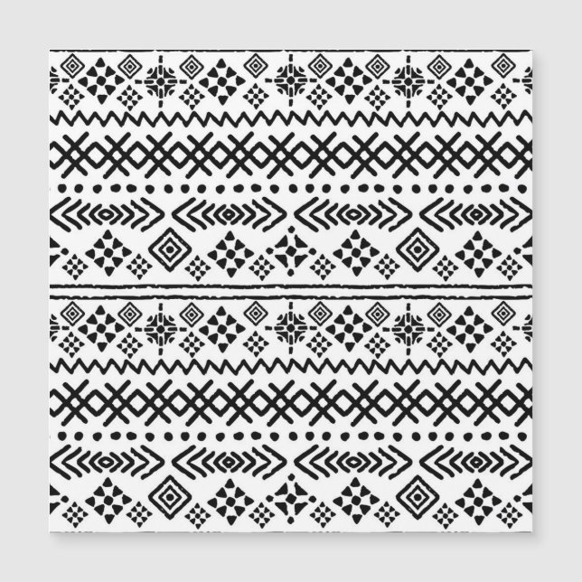 Boho de arte tribal: sin costuras geométricas. (Anverso)