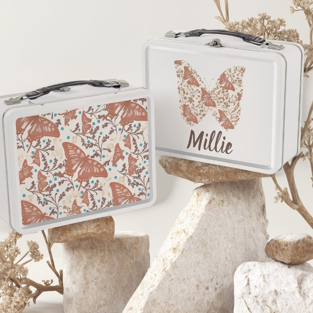 Boho de mariposa de jardín (Boho lunch box)