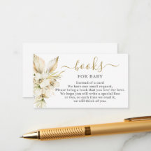 Boho Desert Books para la Tarjeta del Bebé