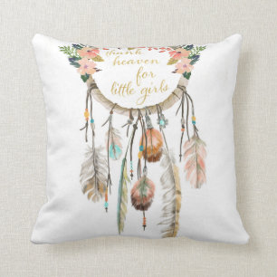 Boho Dreamcatcher agradece la almohada de las