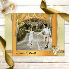 Boho Dreamcatcher Boda Foto Tarjeta de amor