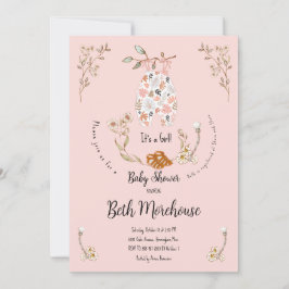 Boho es una invitación Chica a Baby Shower