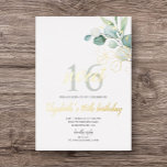 Boho Eucalyptus deja una dulce invitación al Relie<br><div class="desc">Hojas de eucalipto de vegetación boho.</div>