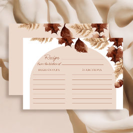 Boho fall Bridal Shower Recipe