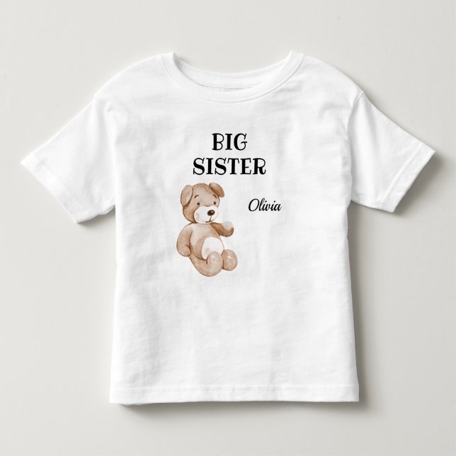 Boho Fiesta de Bebé Hermana Mayor Camiseta para Be (Anverso)