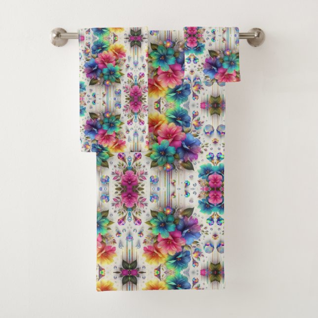 Boho Floral Arcoíris Blanco (In situ)