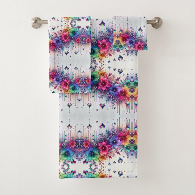 Boho Floral Blanco Arcoíris (In situ)