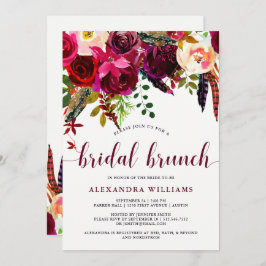 Boho Floral | Invitación a Brunch nupcial