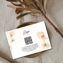 Boho Floral Rustic Fall Botumn RSVP