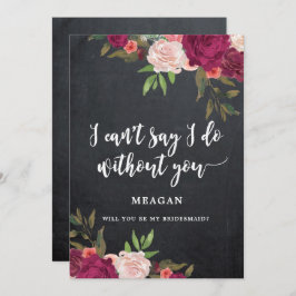 boho floral serás mi tarjeta de novia