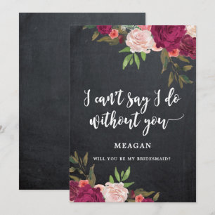 boho floral serás mi tarjeta de novia
