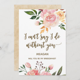 boho floral serás mi tarjeta de novia