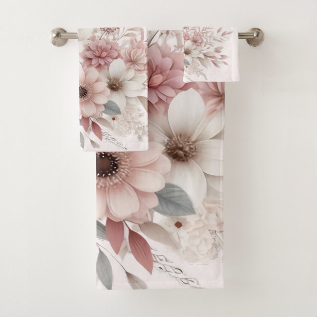 Boho Florals con un Rubor de rosa (In situ)