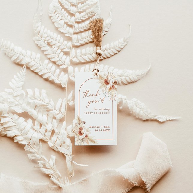 Boho Gracias Etiqueta De Favor (Subido por el creador)